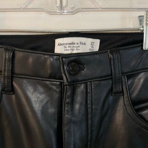 Abercrombie and Fitch Leather Pants